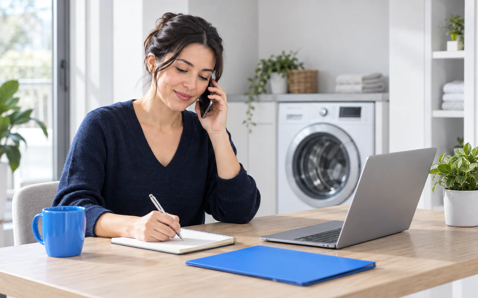 Servis kaydı için telefonda destek alan müşteri